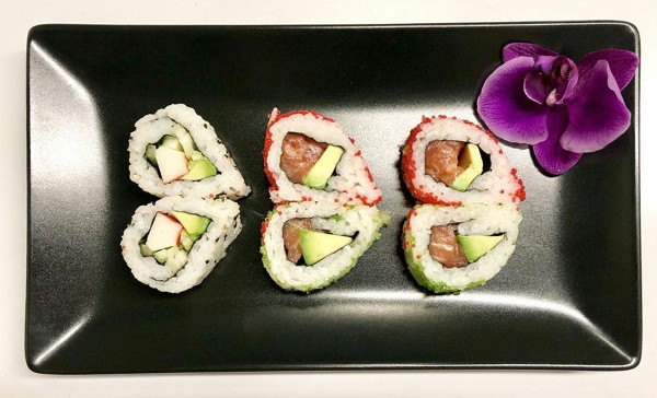 Sushi a forma di cuore del Ristorante Kioto